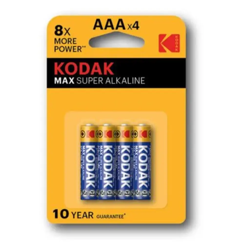 Kodak Max Alkaline Aaa 4Pack